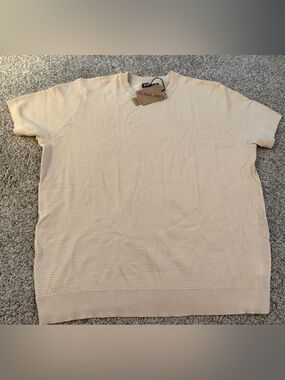 P.J. Paul Jones Men's Short-Sleeve Polo in Cream